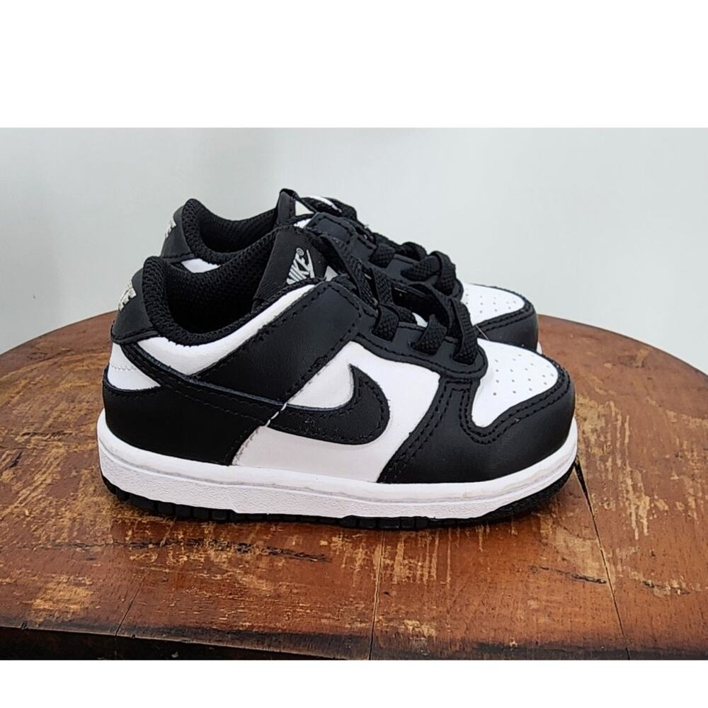 Baby Toddler Nike Dunks Size 6 C White Black